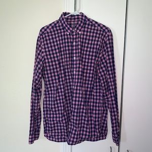 J. Crew light weight button down gingham shirt